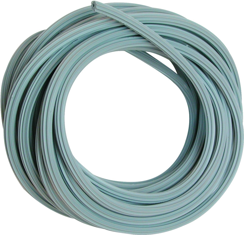 Make-2-Fit P 7644 Screen Retainer Spline, 0.230 in D, 25 ft L, Vinyl, Gray, Round