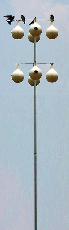 Heath MP-15G Telescoping Gourd Pole, 15 ft H, Steel