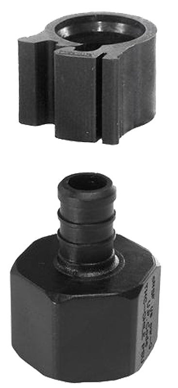 30841 PEX ADAPTER FEM BLK 1/2