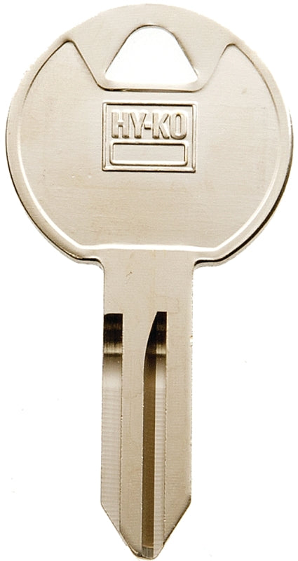 Hy-Ko 11010TM13 Key Blank, Brass, Nickel, For: Trimark Cabinet, House Locks and Padlocks