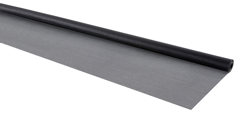 M-D 14256 Screen Mesh, 25 ft L, 60 in W, Fiberglass, Charcoal