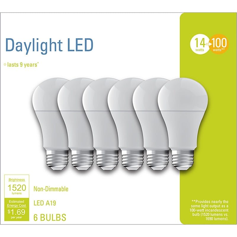 GE Industrial Solutions 93098310 LED Bulb, General Purpose, A21 Lamp, 100 W Equivalent, E26 Lamp Base, Frosted