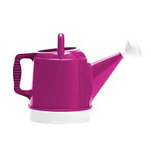 Bloem DWC2-15 Deluxe Watering Can, 2 gal Can, Removable Spout, Plastic, Fuchsia