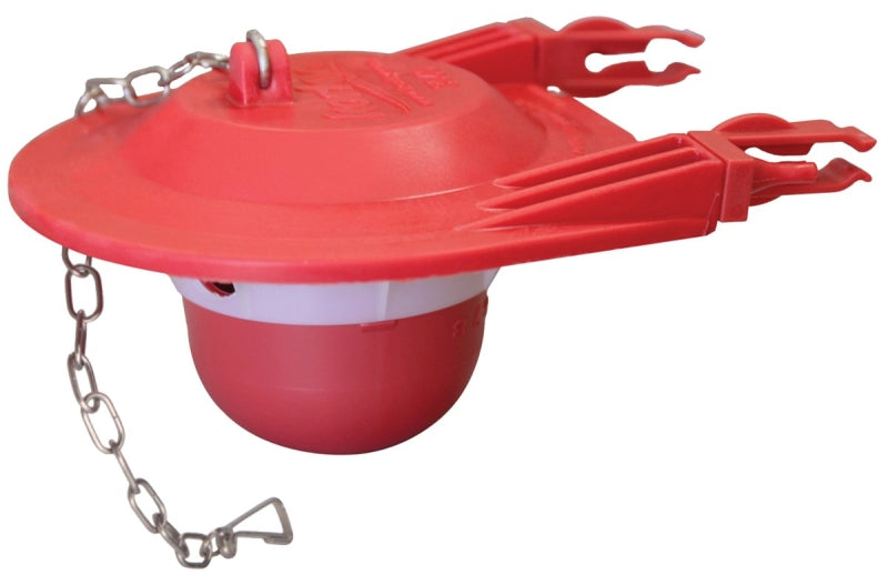 Korky 3060FR Premium Flapper, Specifications: Universal Type, Rubber, Red