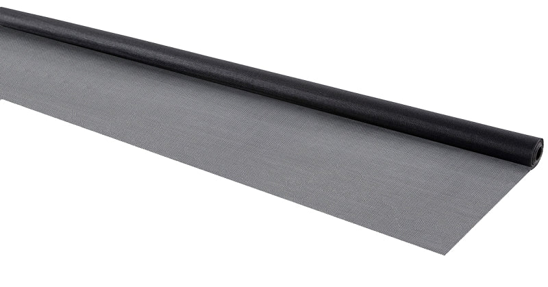 M-D Pool and Patio Series 14155 Screen Mesh, 25 ft L, 72 in W, Fiberglass, Charcoal