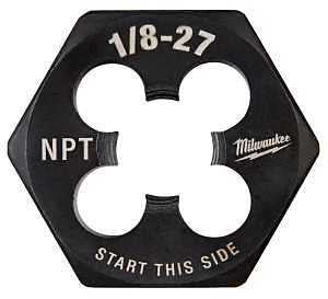 Milwaukee 49-57-5389 Threading Die, 1/8-27 Thread, NPT Thread, HCS