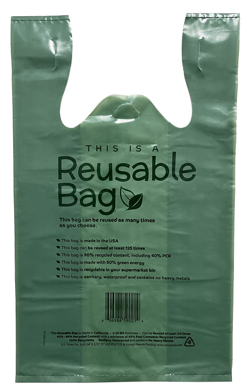 T59021 BAG REUSABLE GREEN