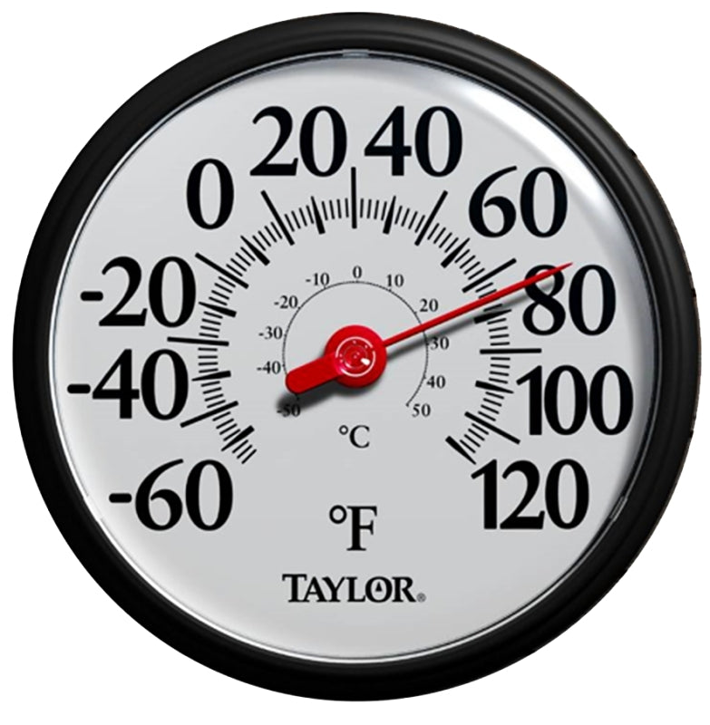 THERMOMETR IN/OUT BLK 13.25 IN