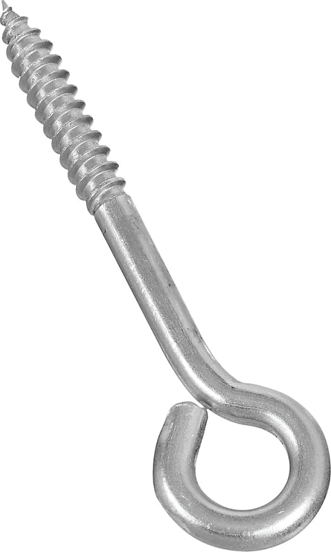 National Hardware N220-772 Lag Screw Eye, 1/4 in Thread, 1-1/2 in L Thread, 1/2 in ID Dia Eye, 2.76 in L Shank