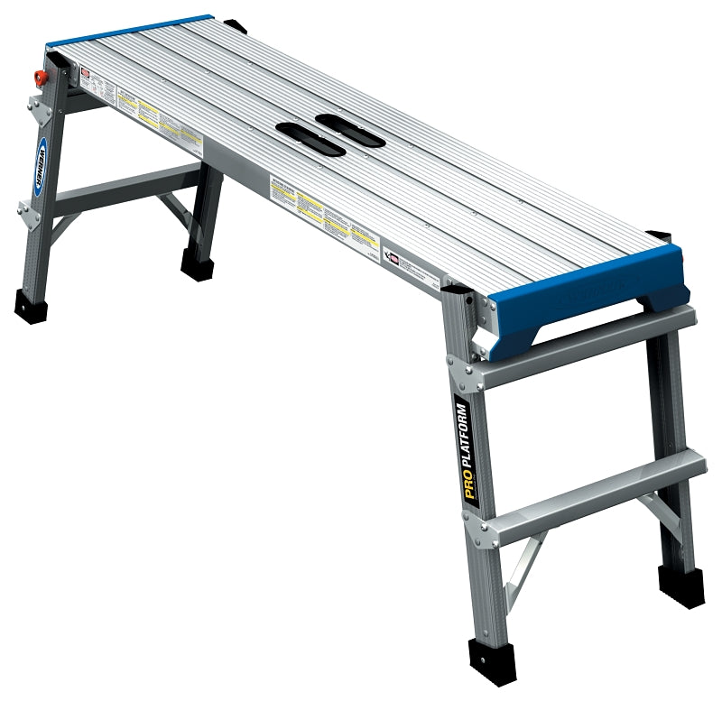 Werner AP Series AP-25 Work Platform, 300 lb, Aluminum, Silver
