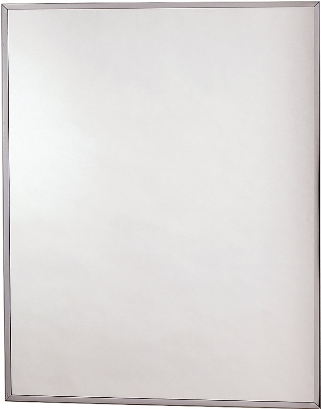 Zenith X4311 Medicine Cabinet, 16-1/8 in OAW, 4 in OAD, 20-1/8 in OAH, Polystyrene, Gray, Stainless Steel, 2-Shelf