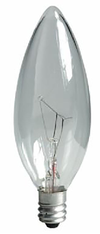 GE 74978 Ceiling Fan Bulb, 45 W, B10 Lamp, E12 Candelabra Lamp Base, 155 Lumens, 2500 K Color Temp