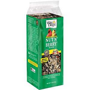 Wild Delight 388350 Bird Food Block, Berry, Nut Flavor, 13 oz