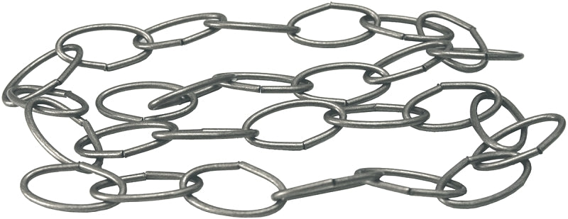 LA736 CHROME CHAIN OVAL CHROME