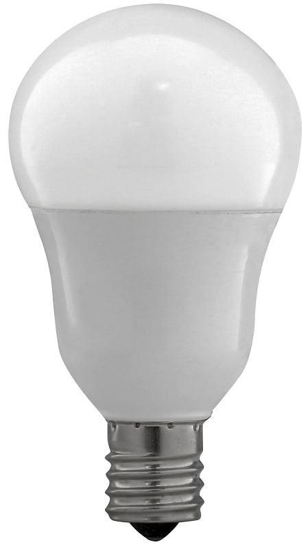 Feit Electric BPA1560N/950CA/2 LED Bulb, General Purpose, A15 Lamp, 60 W Equivalent, E17 Lamp Base, Dimmable, White