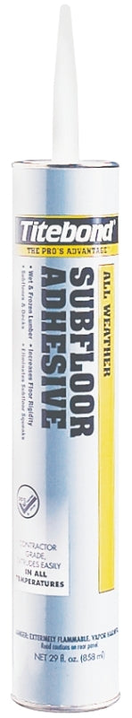Titebond 5492 Subfloor Adhesive, Light Tan, 28 oz Cartridge