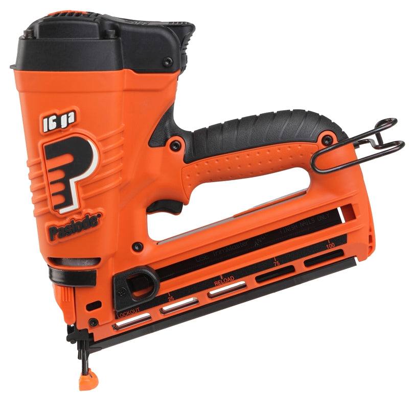 Paslode IM250ALi Angled Finish Nailer, Battery Included, 7.4 V, 1.5 Ah, 100 Magazine, 20 deg Collation, Angled Collation