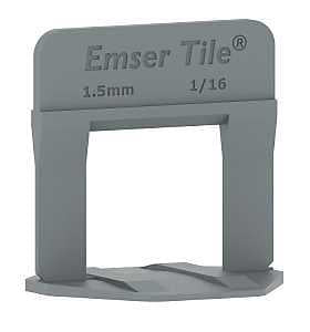 Emser Tile E-LEVEL Series ZEP116E2000 Tile Leveling Spacer, 1/16 in Thick
