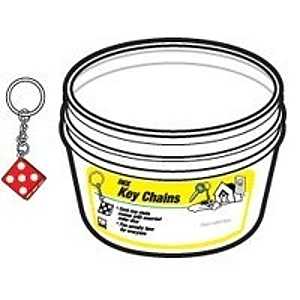 Hy-Ko KB220-BKT Key Ring, Nickel Steel