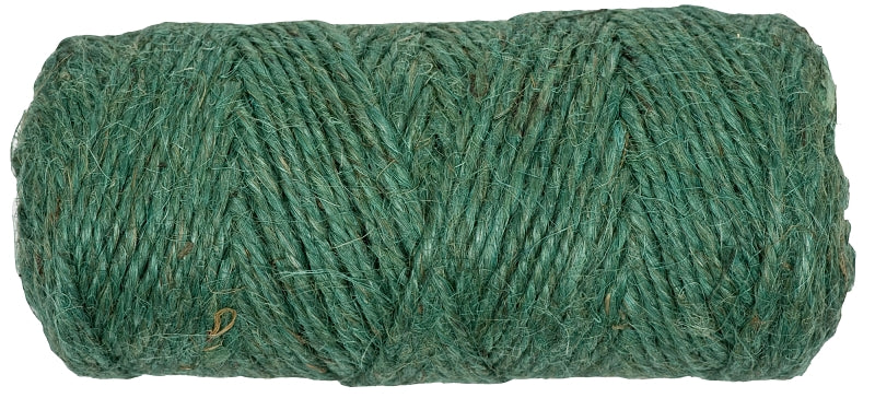 Gardener's Blue Ribbon T028B Garden Twine, 200 ft L, Jute, Green