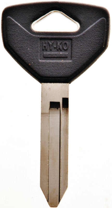 Hy-Ko 12005Y155 Key Blank, Brass, Nickel, For: Chrysler, Dodge, Eagle, Jeep, Plymouth Vehicles