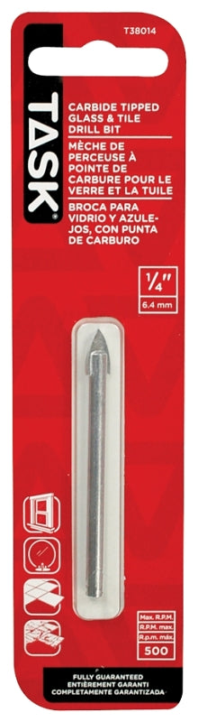 T38014 1/4IN DRILL BITS-GLASS