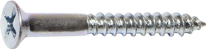 Midwest Fastener 02585 Screw, #10 Thread, 3 in L, Coarse Thread, Flat Head, Phillips Drive, Sharp Point, Steel, Zinc