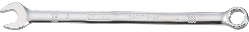 DeWALT DWMT75198OSP Combination Wrench, Metric, 8 mm Head, 5-11/32 in L, 12-Point, Chrome, Comfort-Grip Handle