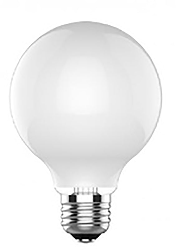 GE 25016 LED Bulb, Globe, G25 Lamp, 60 W Equivalent, E26 Lamp Base, Dimmable, Soft White Light, 2700 K Color Temp