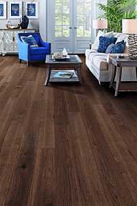 Healthier Choice Flooring HCE603D03 Flooring Plank, 1-1/2 to 6 ft L, 6-1/2 in W, Micro Bevel Edge, Hickory Wood