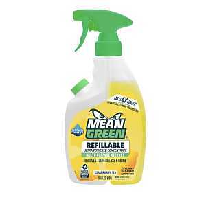 Mean Green 394171 Multi-Purpose Cleaner, 28 oz Bottle, Liquid, Citrus and Green Tea, Yellow