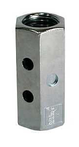 Simpson Strong-Tie CNW CNW3/4 Coupling Nut, 3/4 in Thread, Steel, Zinc