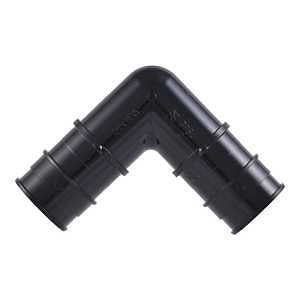 SharkBite UA260A5 Elbow, 1 in, Barb, 90 deg Angle, Acudel Polymer, Black, 150 to 160 psi Pressure