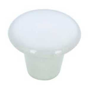 BP338530 1-1/4IN WHT KNOB 1-1/