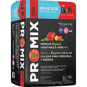 Pro-Mix 0205RG Organic Vegetable and Herb Mix, 2 cu-ft