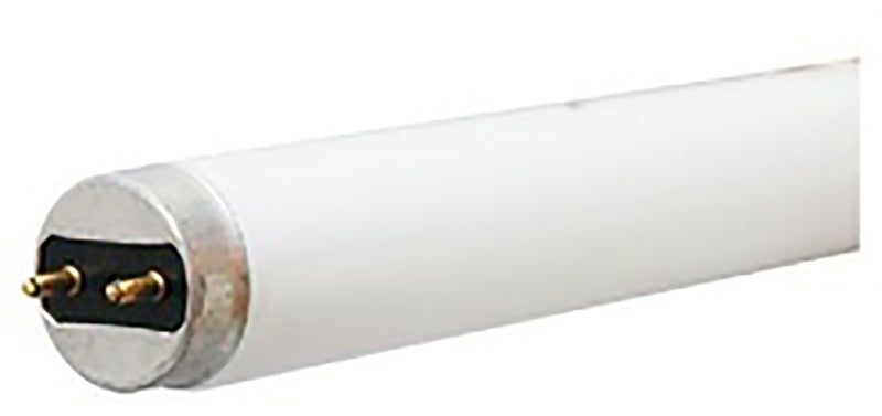 GE 21326 Light Bulb, 15 W, T8 Lamp, G13 Medium Bi-Pin Lamp Base, 920 Lumens, 3000 K Color Temp, Warm White Light