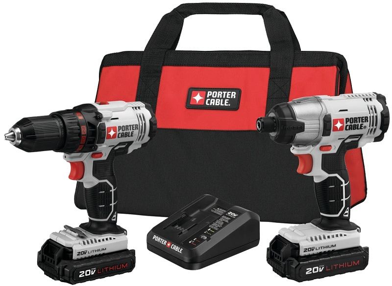 DRILL DRIVER/IMP DRILL KIT 20V