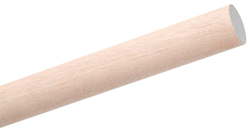 Waddell 6703UB Dowel Rod, 3/16 in Dia, 48 in L, Birchwood