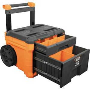 TOOLBOX ROLLING 2-DRAWER 250LB
