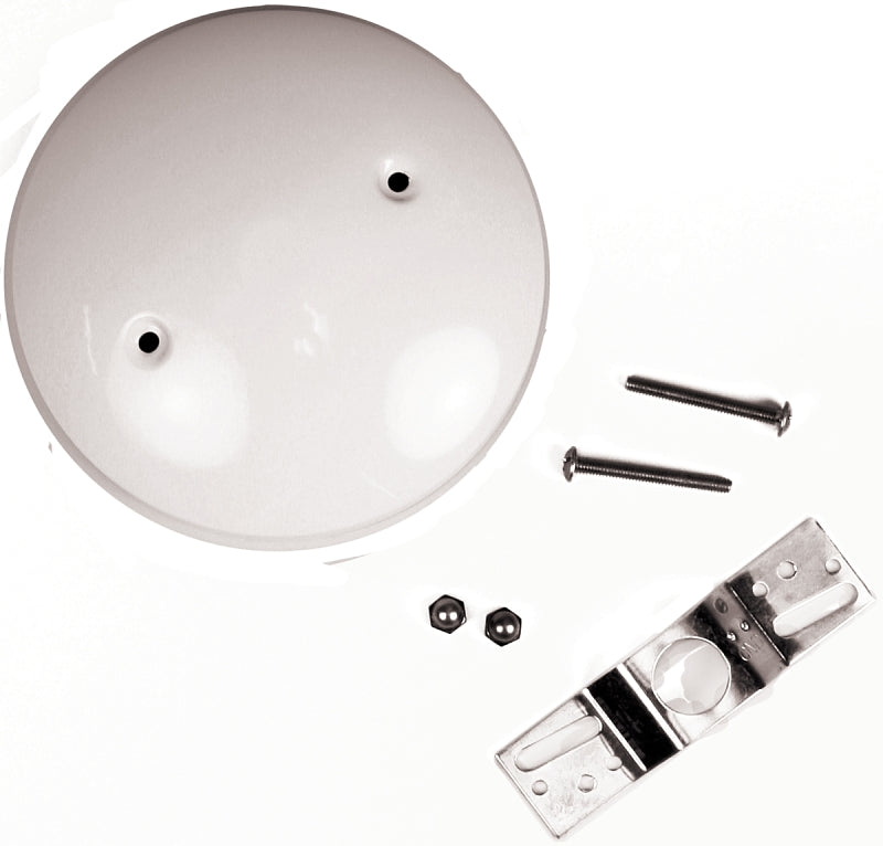 Jandorf 60219 Blank-Up Kit, White, For: Outlet Box After Removal of an Existing Fixture