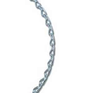 Koch A17752 Jack Chain, #16, 20 ft L, Steel, Electro Galvanized, 10 lb Working Load