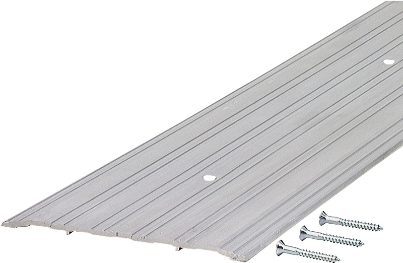 M-D TH043 68684 Saddle Threshold, 72 in L, 6 in W, Aluminum, Mill