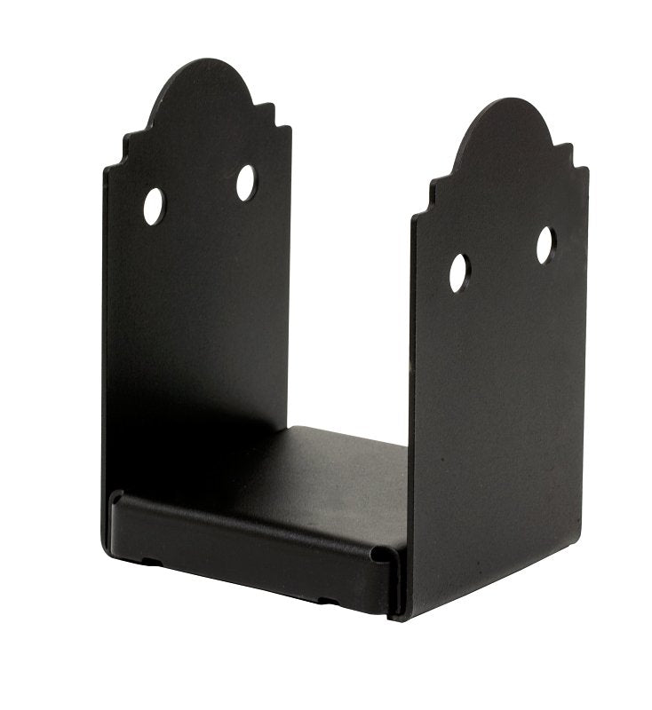 Simpson Strong-Tie APB APB66R Post Base, 6 x 6 in Post, 12 ga Gauge, Steel, Black, Powder-Coated/ZMAX