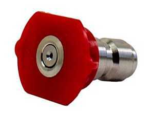 Forney 75163 Blasting Spray Nozzle, 0 deg Angle, Quick-Connect, Stainless Steel