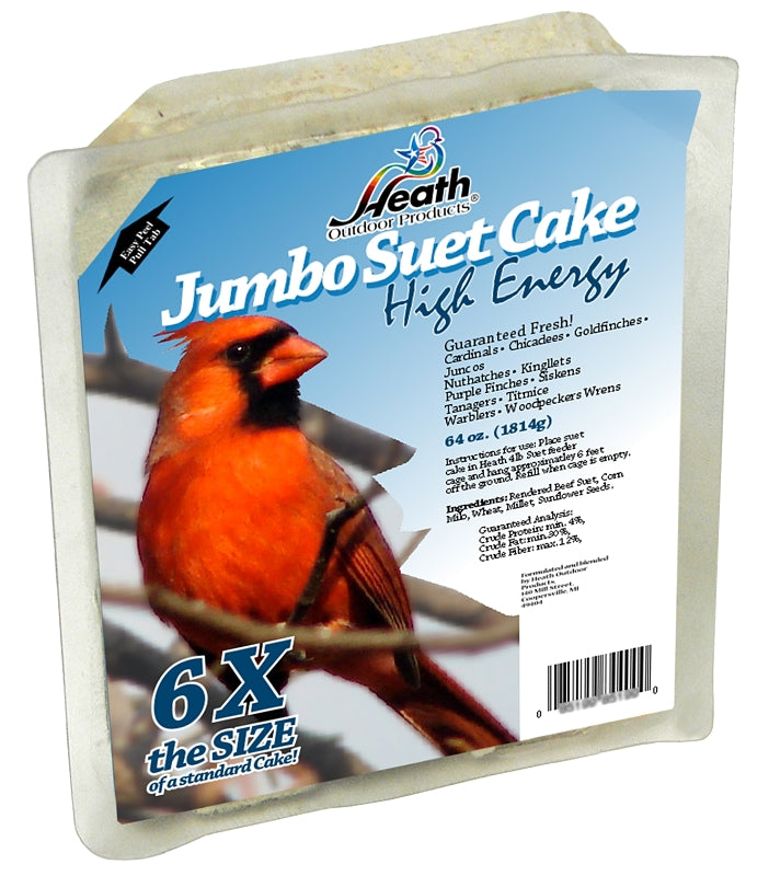 Heath DD-2 Suet Cake, All-Season, High-Energy, 4 lb