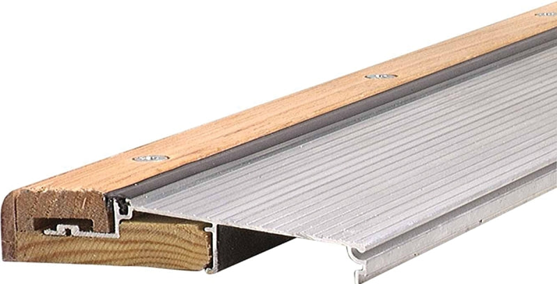 M-D TH394 Series 78618 Sill, 73 in L, 5-5/8 in W, Aluminum, Silver