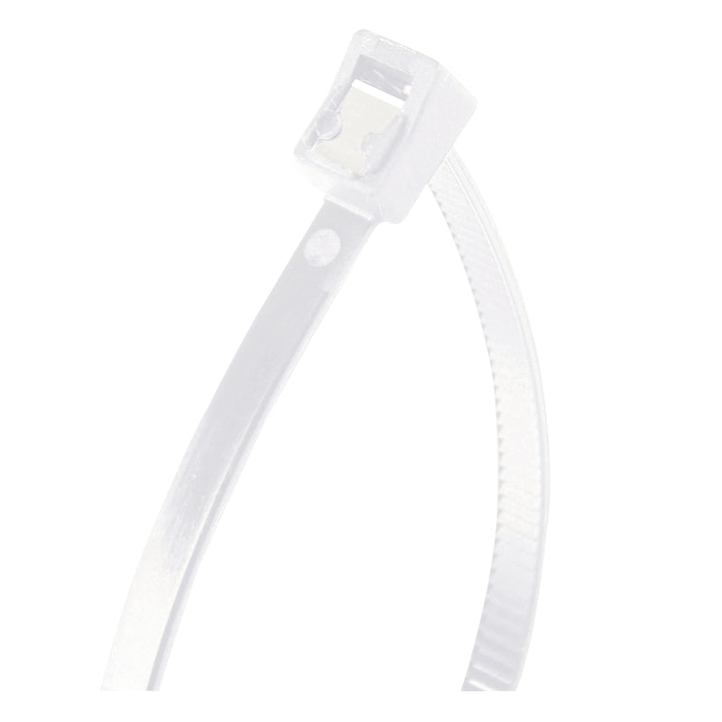 Gardner Bender 45-314SC Cable Tie, Double-Lock Locking, 6/6 Nylon, Natural