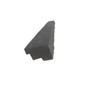 DuraKwik Stone 2001CM Stone Sill, 48 in L, 2 in W, 4 in Thick, Ledger Profile, Coal Mine