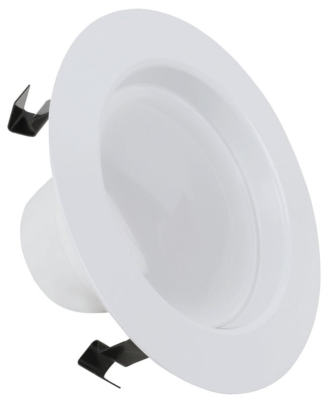 Feit Electric LEDR4HO/927CA Recessed Downlight, 75 W, 120 V, LED Lamp, Aluminum, White