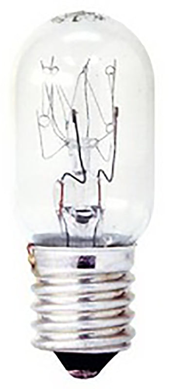 GE 10692 Light Bulb, 25 W, T7 Lamp, E17 Intermediate Lamp Base, 195 Lumens, 1000 hr Average Life